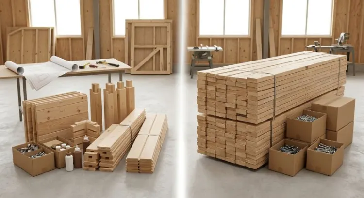 Garage bois sur mesure en kit à monter soi-même : comparatif fabricants