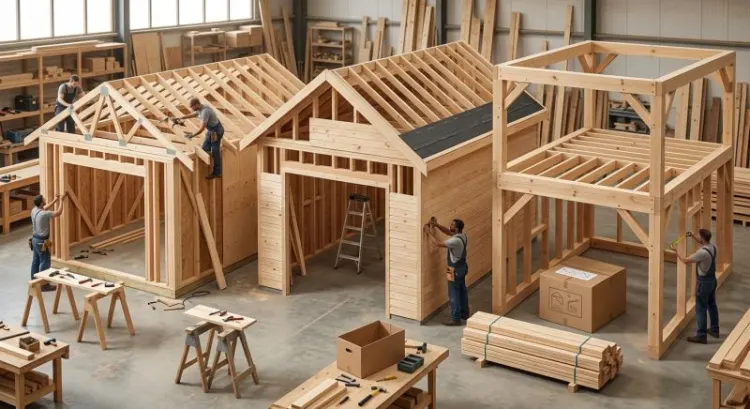 Garage bois sur mesure en kit à monter soi-même : comparatif fabricants