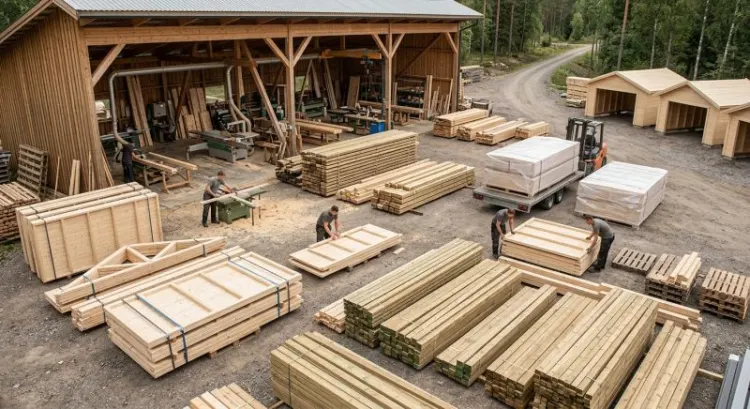 Garage bois sur mesure en kit à monter soi-même : comparatif fabricants
