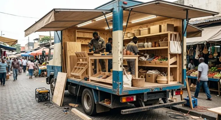 Camion magasin : coût de l'aménagement, hygiène et carte grise VASP